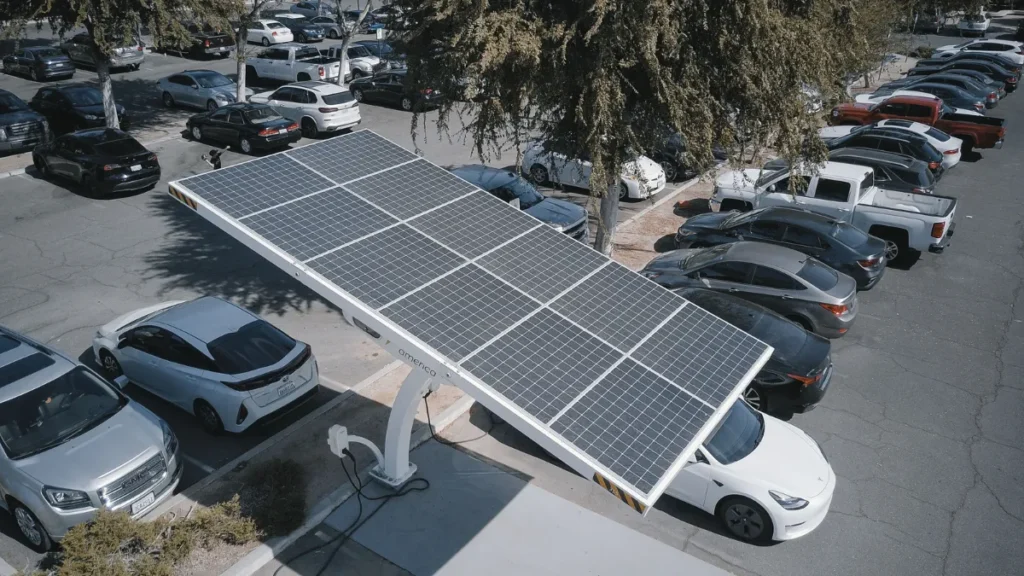 Electric Car Charging with Solar Panels